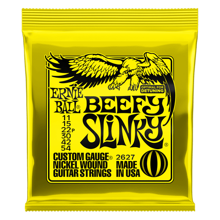 Ernie Ball Beefy Slinky .011 - .054 Drop Tuning Nickel Wound Electric Guitar Strings