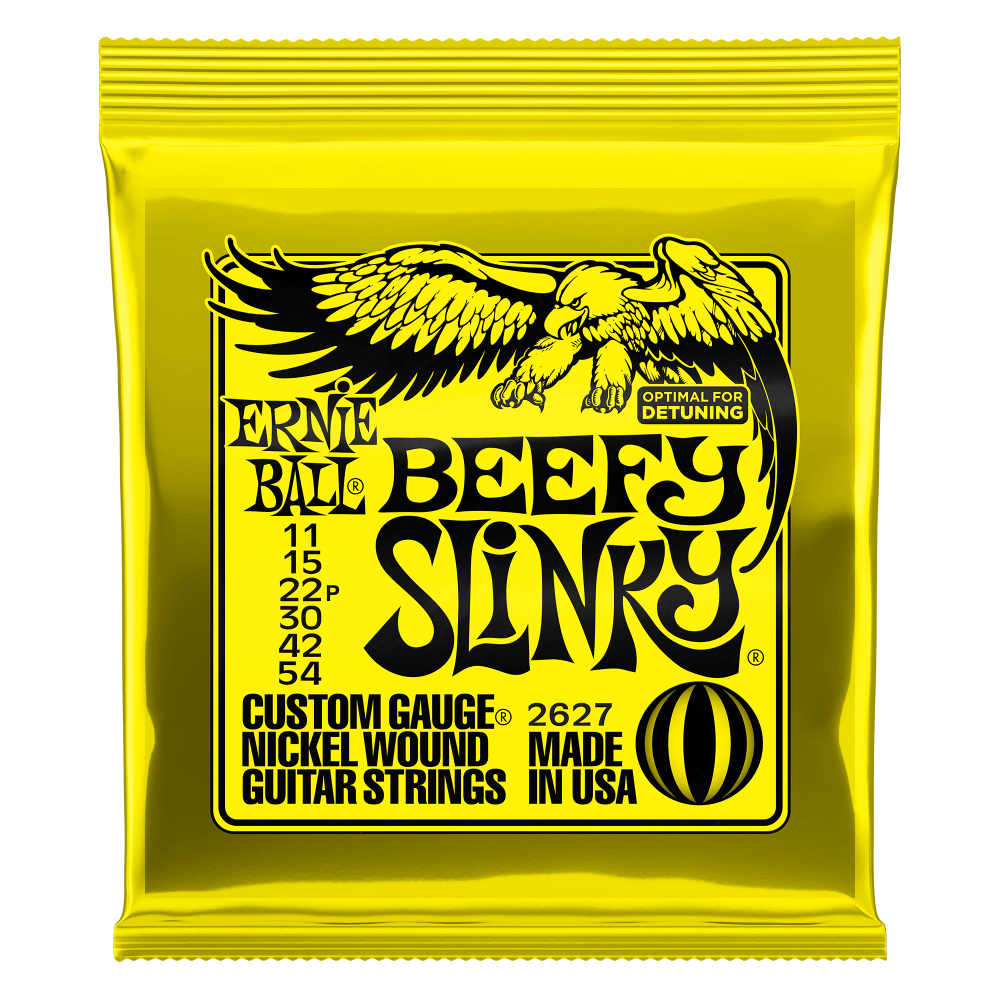 Ernie Ball Beefy Slinky .011 - .054 Drop Tuning Nickel Wound Electric Guitar Strings