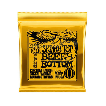 Ernie Ball 2216 Skinny Top Beefy Bottom Slinky Nickel Wound Electric Guitar Strings - .010-.054