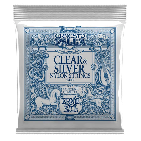 Ernie Ball Ernesto Palla Clear & Silver Nylon Strings