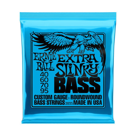 Ernie Ball Extra Slinky Nickel Wound Electric Bass 4 Strings 40-95