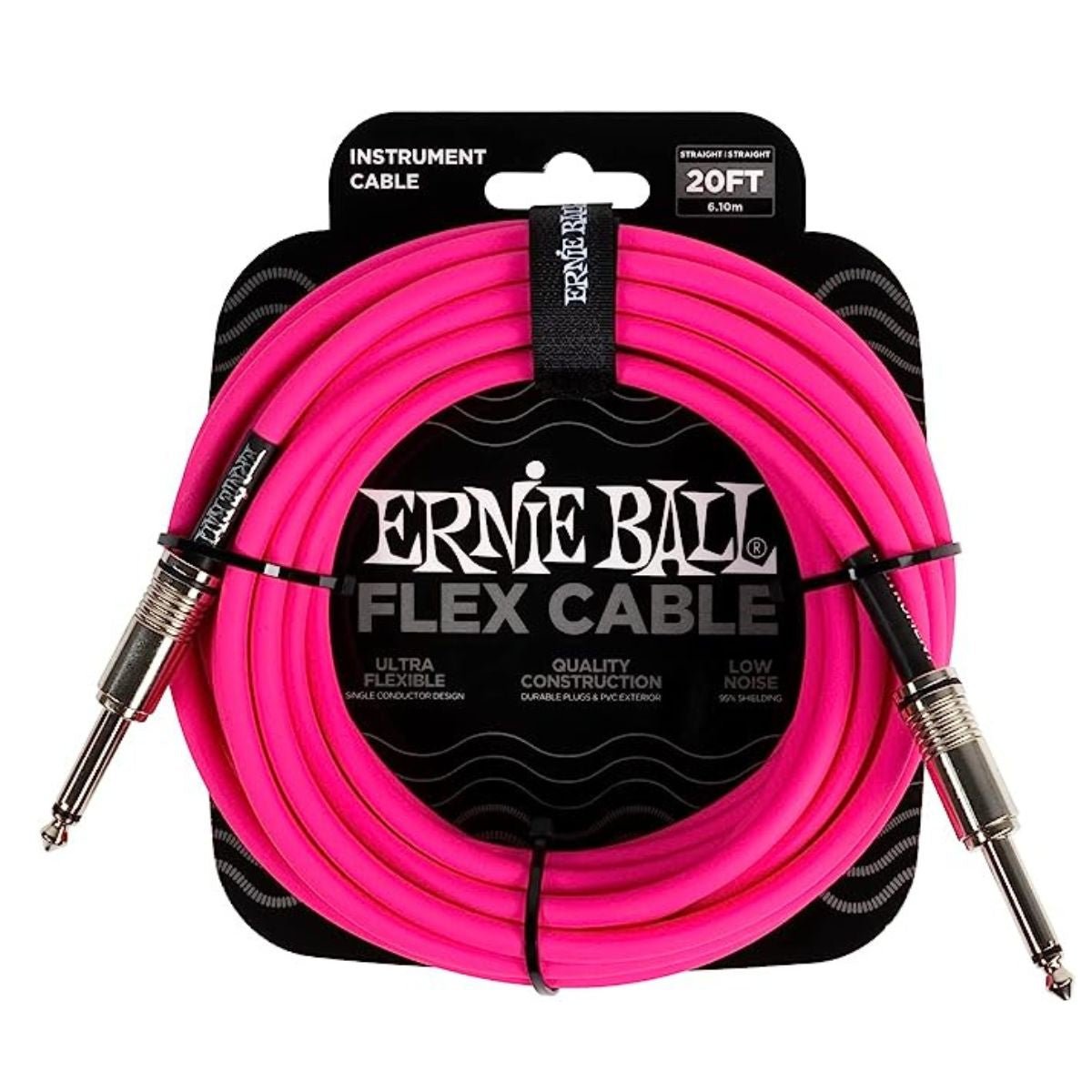 Ernie Ball Flex Cable 20ft Pink