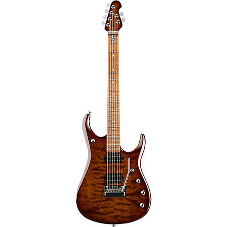 Ernie Ball Music Man JP15 6-string Sahara Burst Quilt Electric Guitar w/case