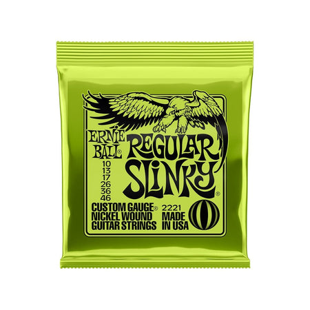 Ernie Ball Regular Slinky .010 - .046 Nickel Wound Electric Guitar Strings