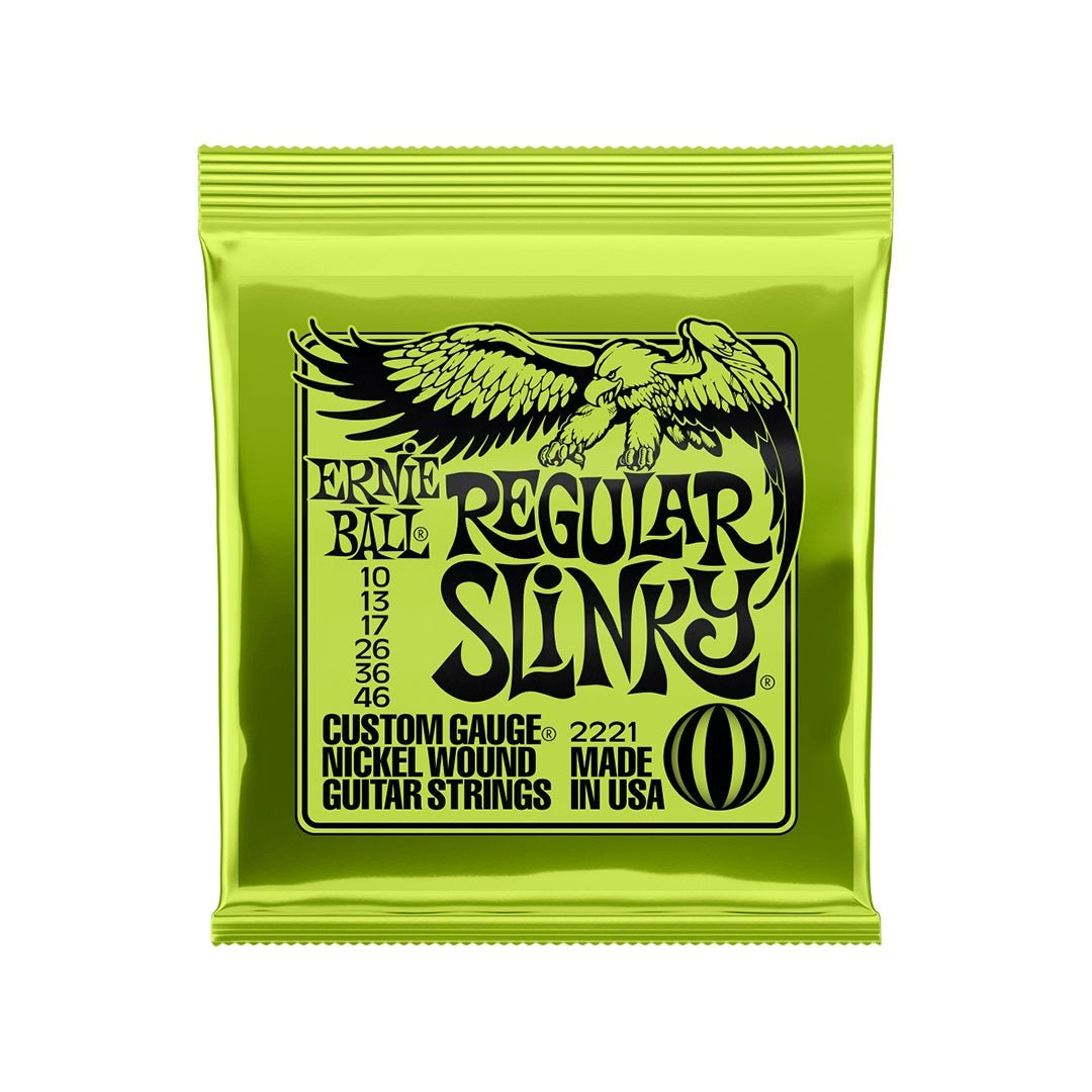 Ernie Ball Regular Slinky .010 - .046 Nickel Wound Electric Guitar Strings