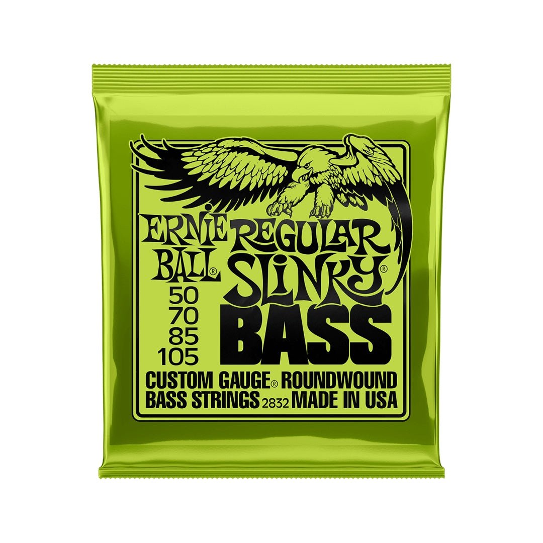 Ernie Ball Regular Slinky .050-.105 Nickel Wound 4-String Bass Guitar Strings