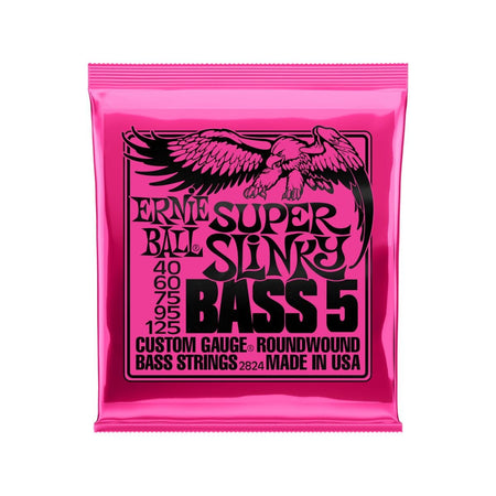 Ernie Ball Super Slinky .040-.125 Nickel Wound 5-Strings Bass Guitar Strings