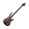 ESP LTD B-5 Ebony Bass Guitar - Charcoal Burst Satin