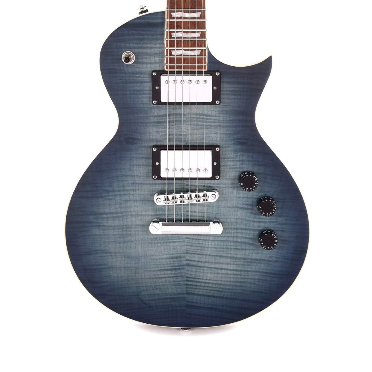 ESP LTD EC-256FM Electric Guitar - See Thru Cobalt Blue