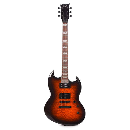 ESP LTD Viper-256 Electric Guitar - Dark Brown Sunburst