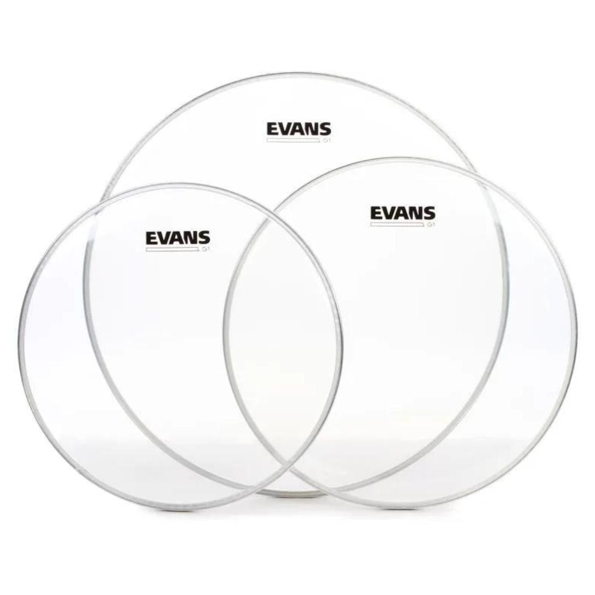 Evans G1 Clear 3-piece Tom Pack - 12/13/16 inch3