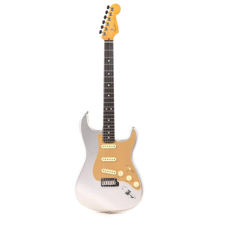 Fender American Ultra Stratocaster Quicksilver w/Ebony Fingerboard & Anodized Gold Pickguard
