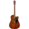 Fender CD-60SCE Dreadnought Walnut Fingerboard Acoustic Guitar, All-Mahogany