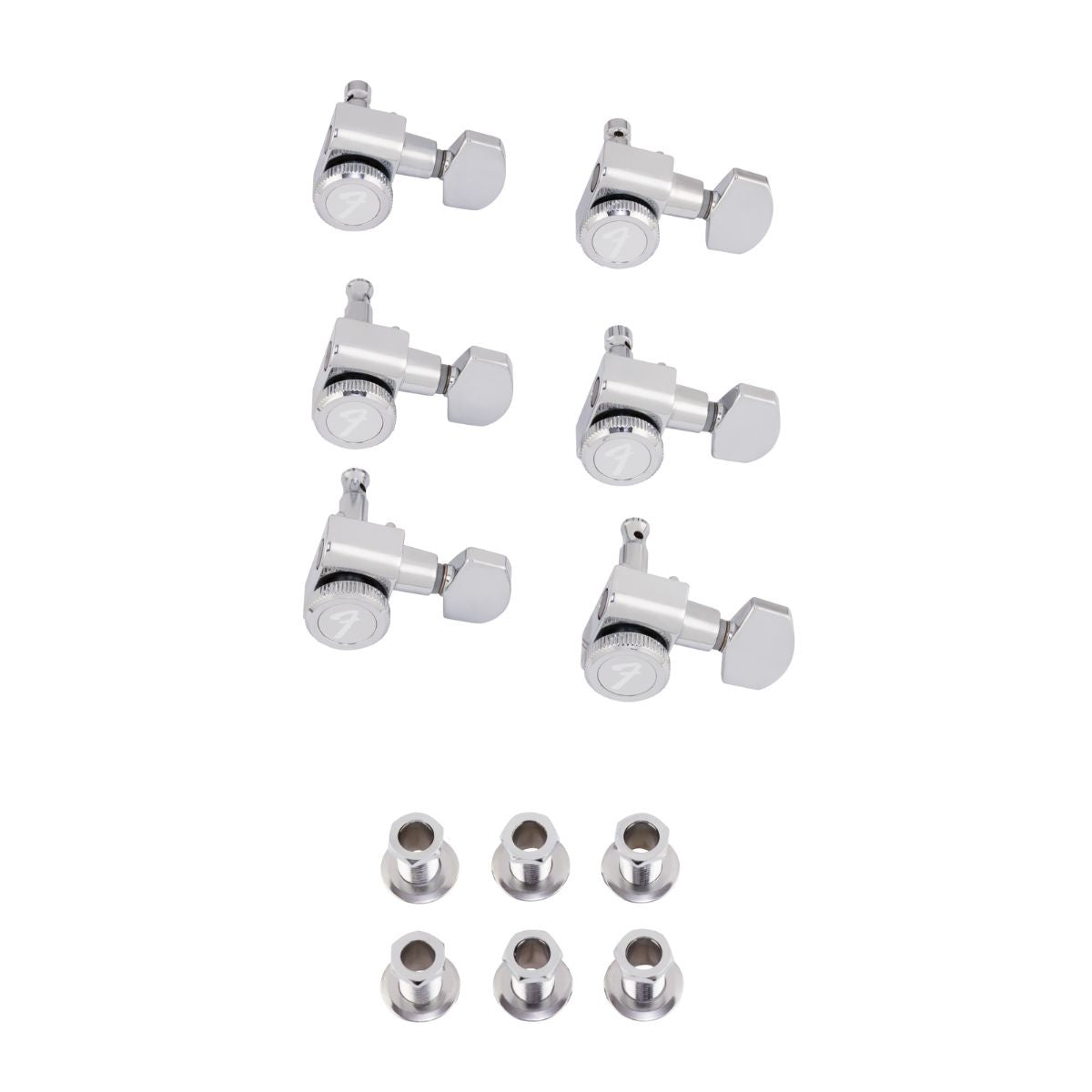 Fender Locking Tuner ChromeFender Locking Stratocaster/Telecaster Tuning Machines Set - Chrome