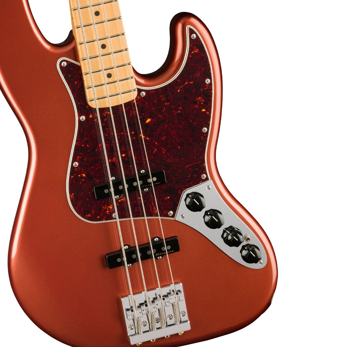 Fender  Player Plus Jazz Bass, Maple Fingerboard - Aged Candy Apple Red