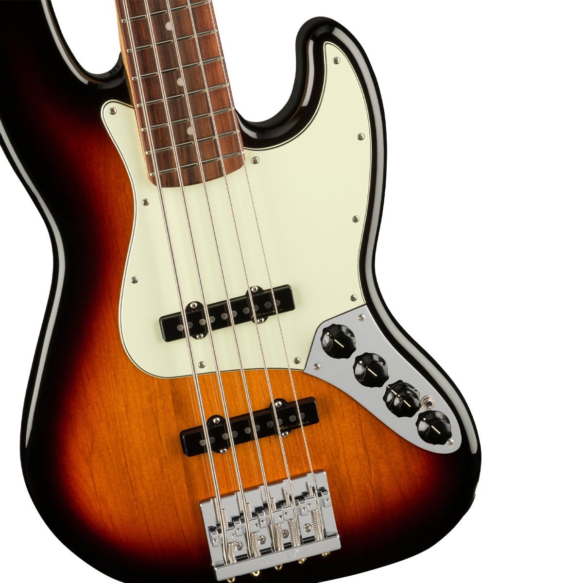 Fender Player Plus Jazz Bass V, Pau Ferro Fingerboard - 3-Tone Sunburst