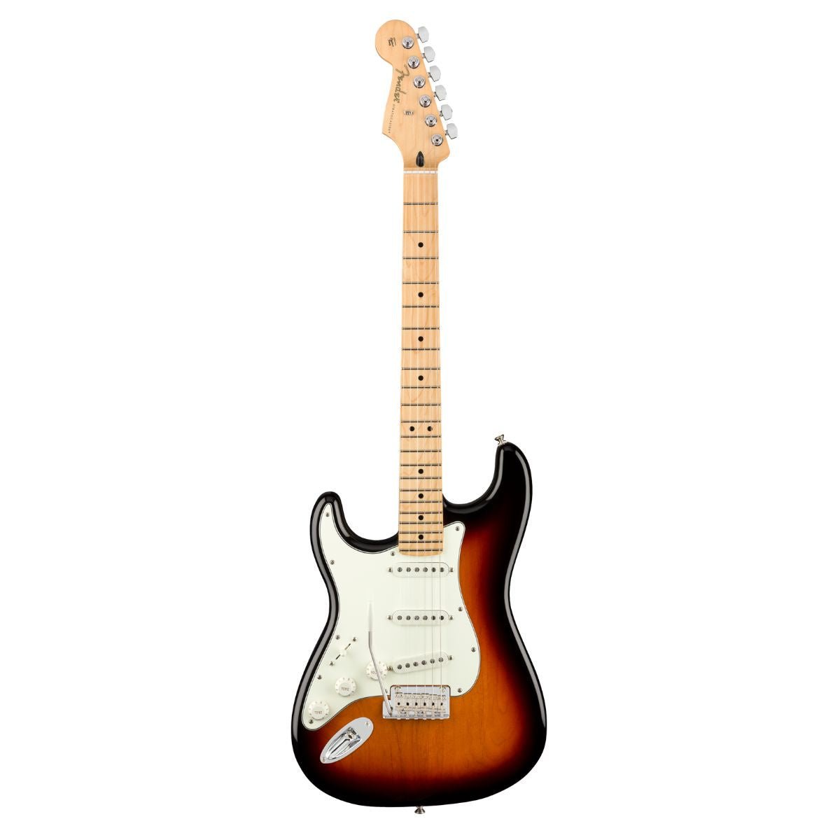 Fender Player Stratocaster® Left-Handed, Maple Fingerboard, 3-Color Sunburst