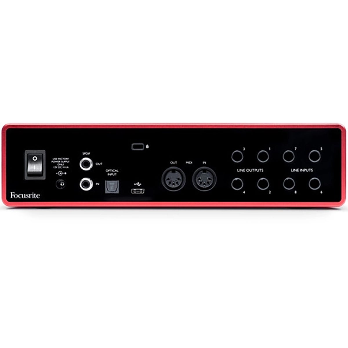 Focusrite Scarlett 18i8 18x8 USB Audio/MIDI Interface (3rd Generation)