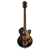 Gretsch G5655TG Electromatic Center Block Jr. Single-Cut with Bigsby and Gold Hardware, Laurel Fingerboard - Black Gold
