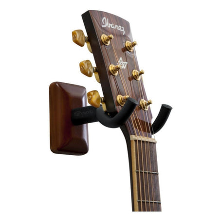 Gator Frameworks GFW-GTR-HNGRMHG Wall Mount Guitar Hanger - Mahogan