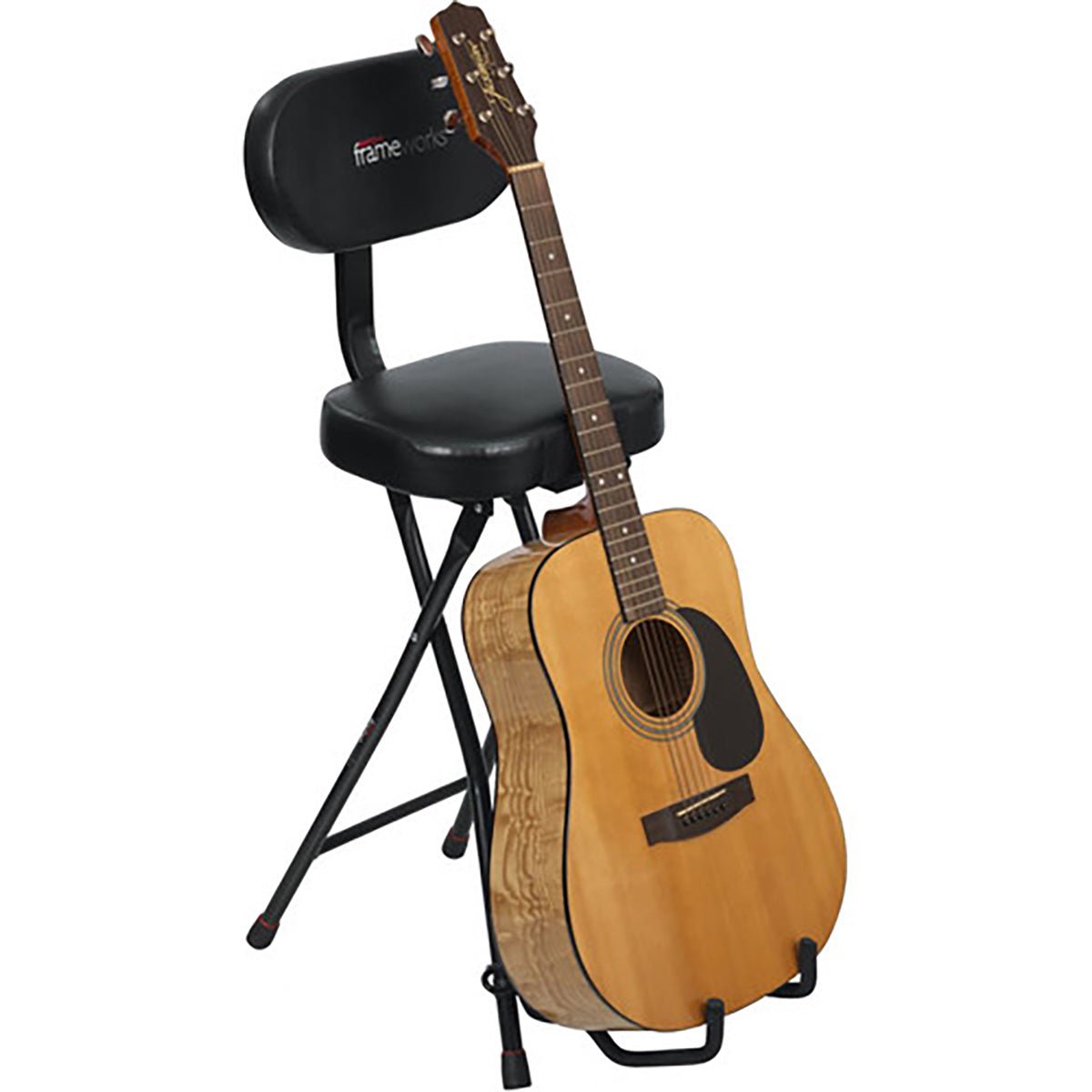 Gator Frameworks GFW-GTR-SEAT - Guitar Seat/Stand Combo