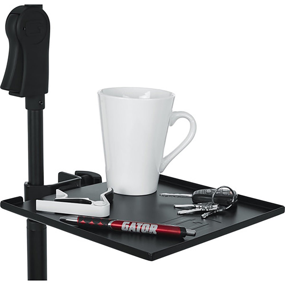 Gator Frameworks Small Microphone-Stand Accessory Shelf (9 x 9")