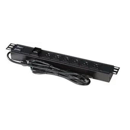 Gator GRW-PWRVERT-6 - 6-Outlet Power Strip, UL