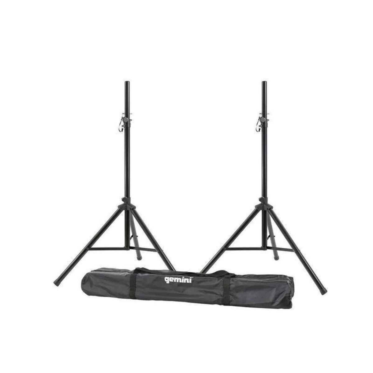 Gemini ST-PACK Speaker Stand Package with two stands, carry bag – gjmsound