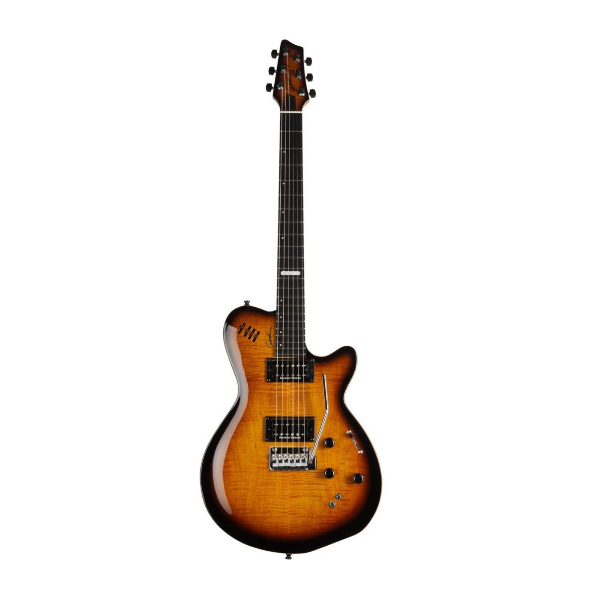 Godin  LGXT Electric Guitar - Cognac Burst Flame
