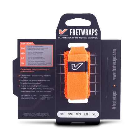 Gruv Gear FretWraps Flare (Orange) - Small, Single