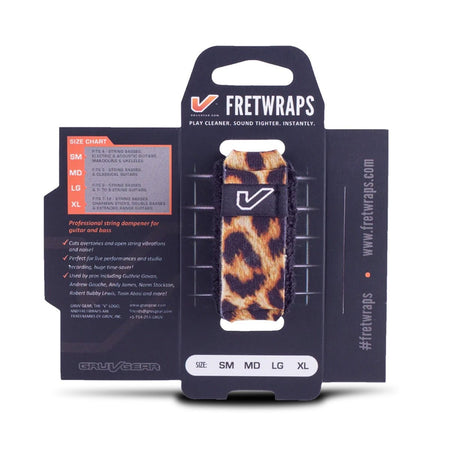 Gruv Gear FretWraps Wild 'Leopard' String Muter, Small (Single)