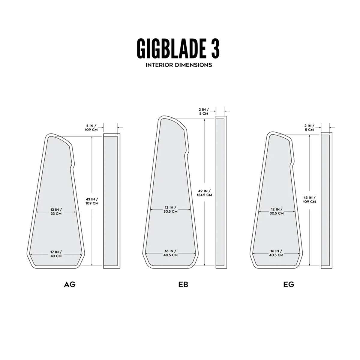 Gruv Gear GigBlade 3 Karbon Edition Bag for Bass Guitar