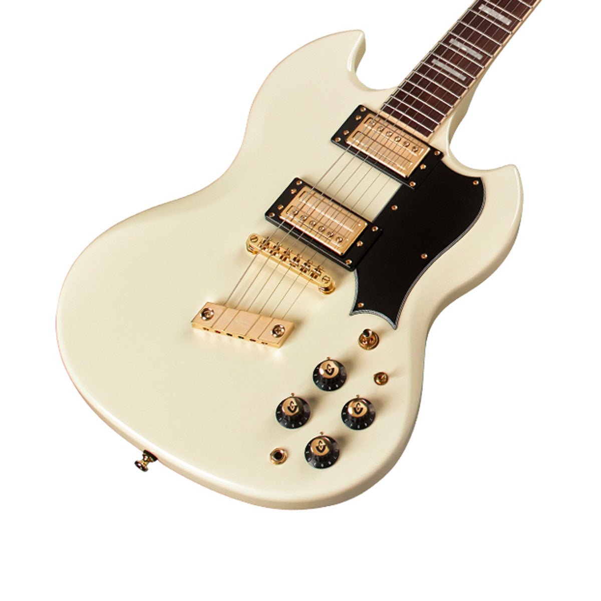 Guild Polara Kim Thayil Signature Electric Guitar - Vintage White