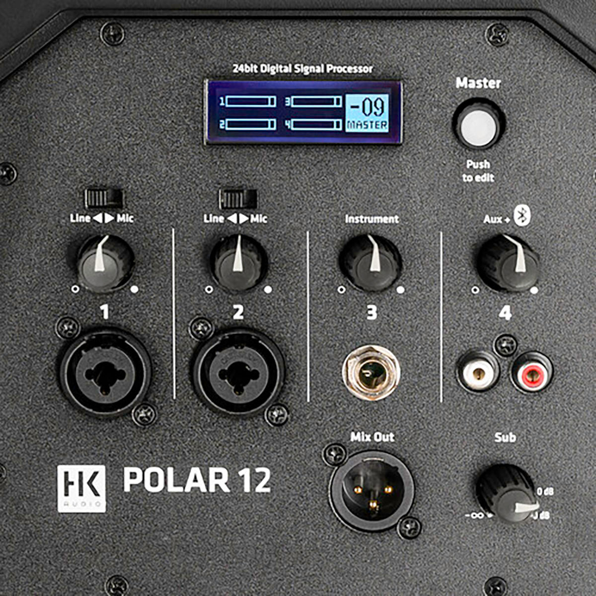 HK Audio Polar 12 Two-Way 12” 2000W Powered Column Array System with Bluetooth