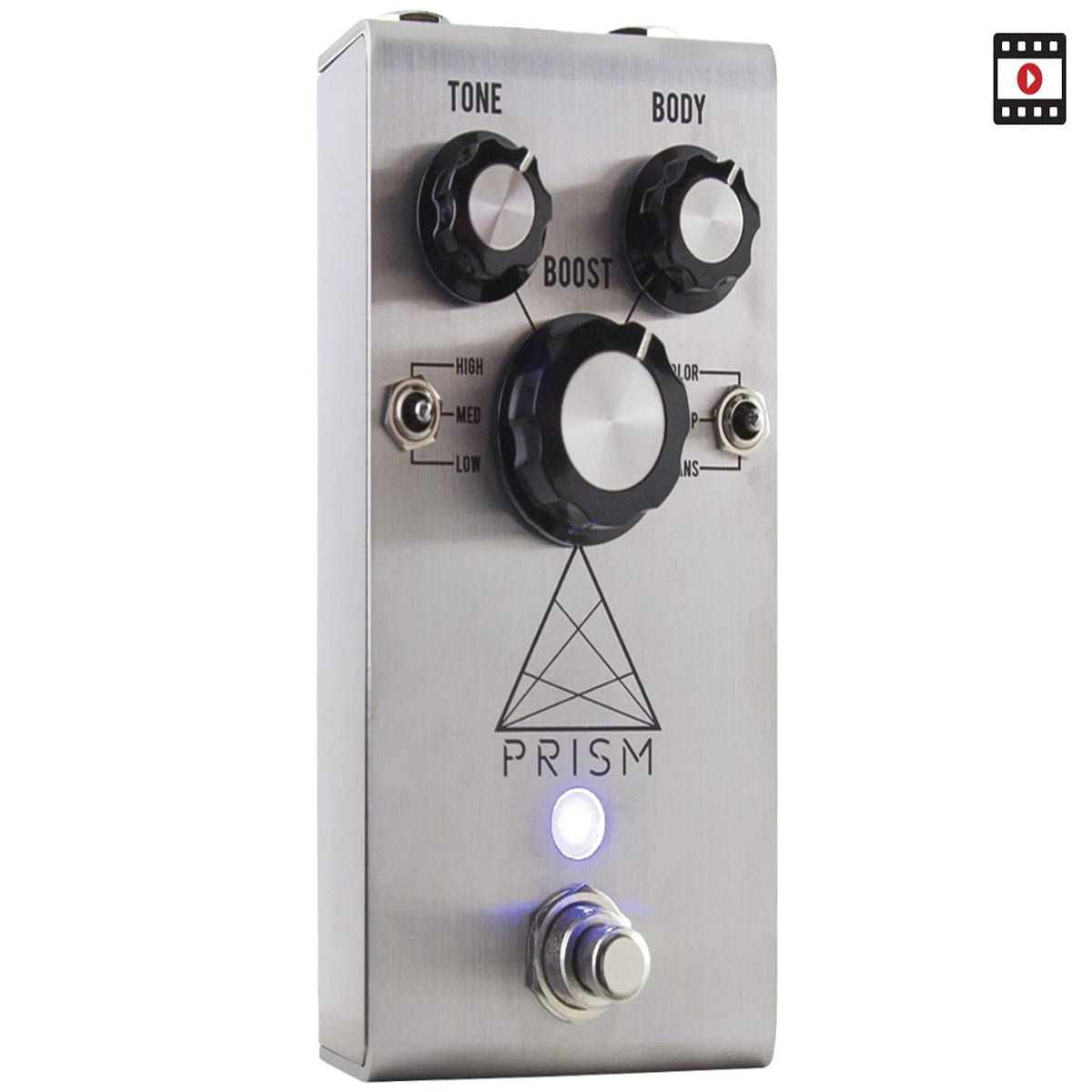 Jackson Audio PRISM Boost, Buffer, and EQ Pedal - Special Edition Anodized Black