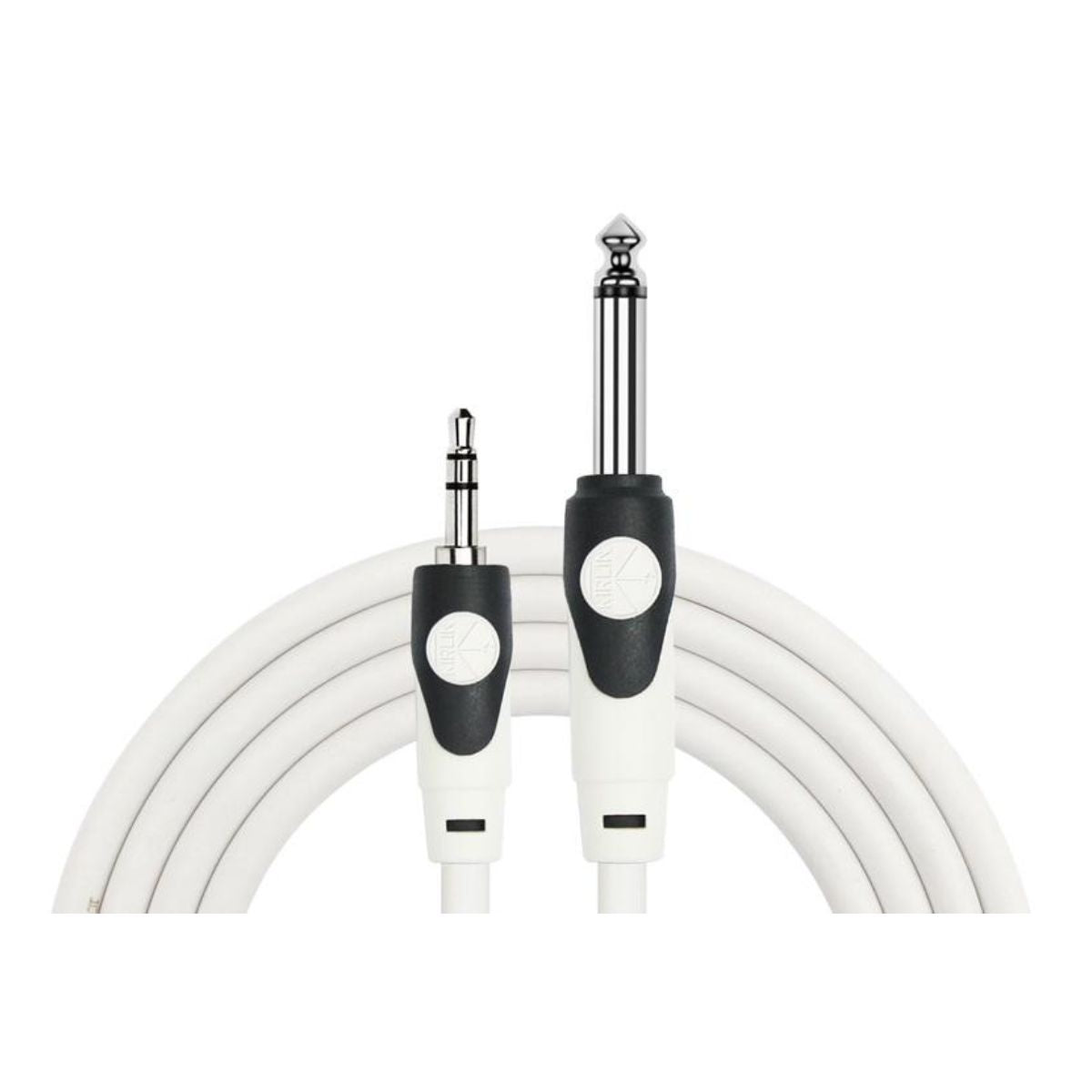 Kirlin 3.5mm to 1/4 Mono 15' White