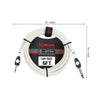 Kirlin Quality pro audio cable 3.5 MM mono plug - 1/4 mono plug