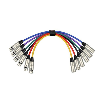 Kirlin XLR PAQUETE 6 COLORES 3'