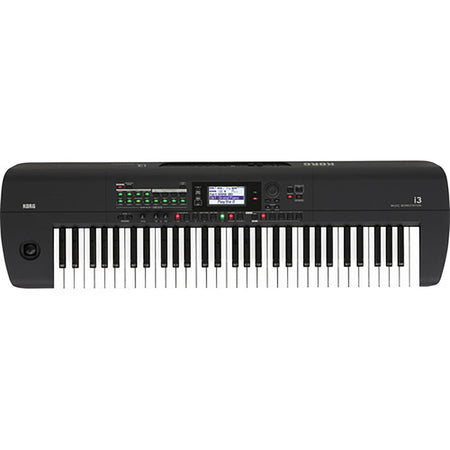 Korg i3 61-Keys Music Workstation Keyboard - Matte Black