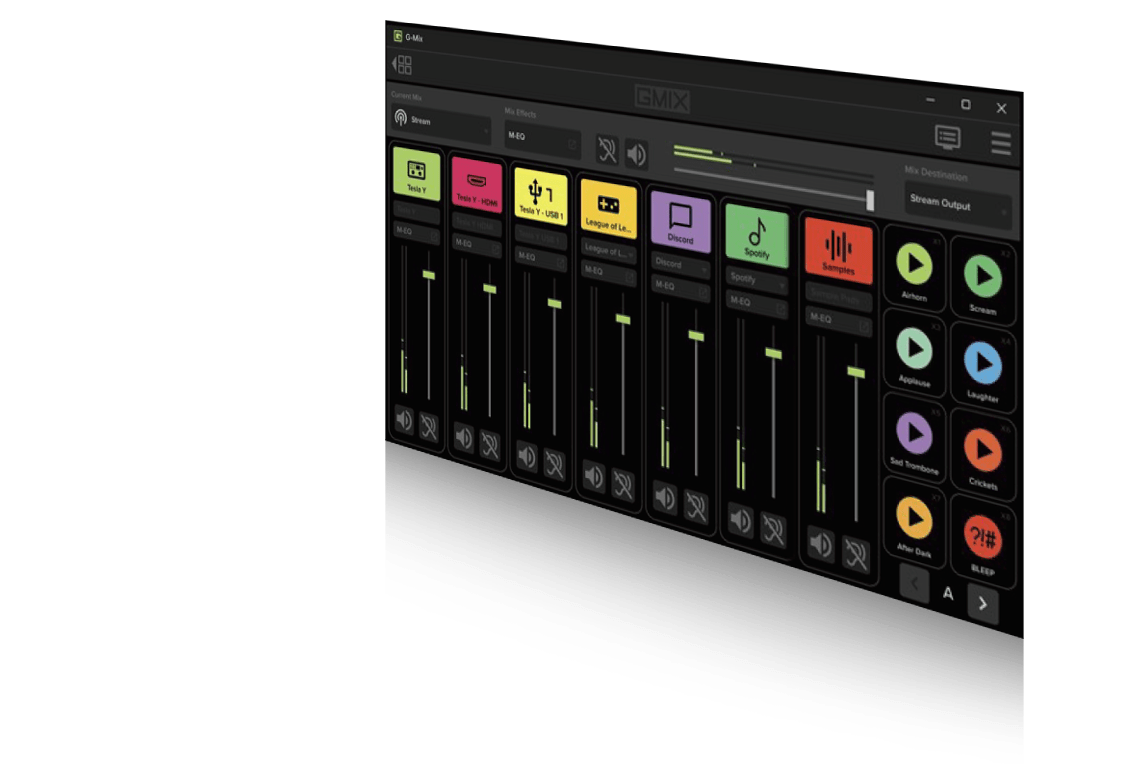 Mackie MainStream Video Streaming Interface