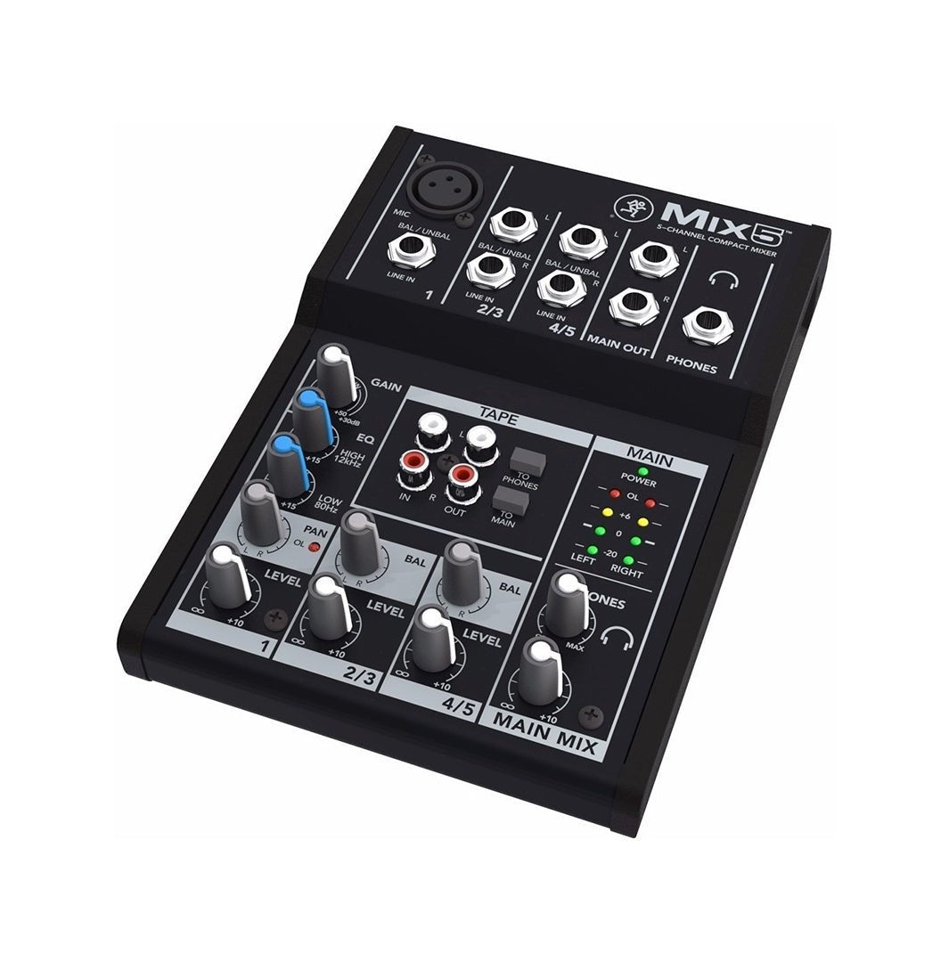 Mackie MIX5 5-Channel Compact Mixer