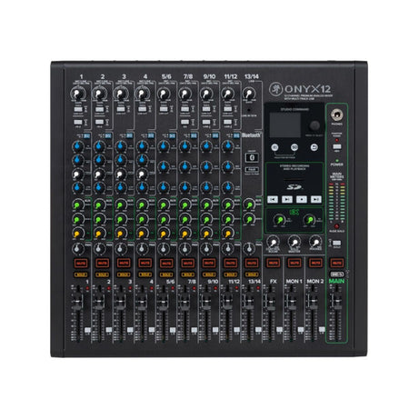 Mackie Onyx12 12-channel Analog Mixer with Multi-Track USB