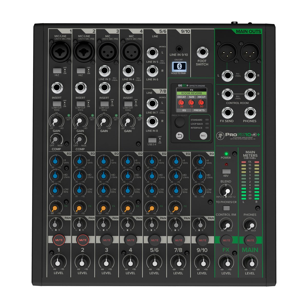 Mackie ProFX10v3+ 10-channel Mixer