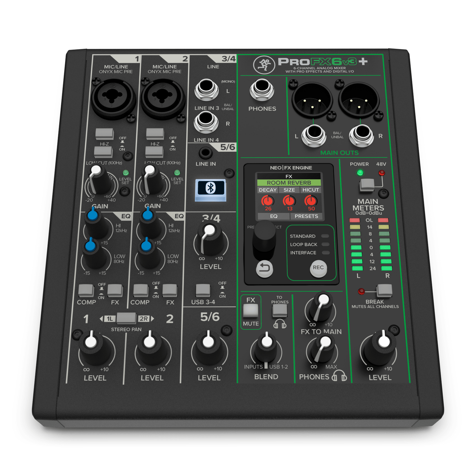 Mackie ProFX6v3+ 6-channel Mixer