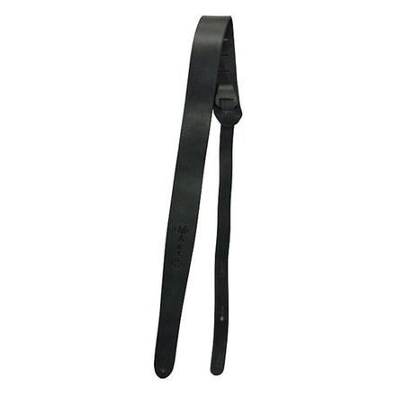 Martin 2" Leather Acoustic Guitar Strap with CFM Logo Black