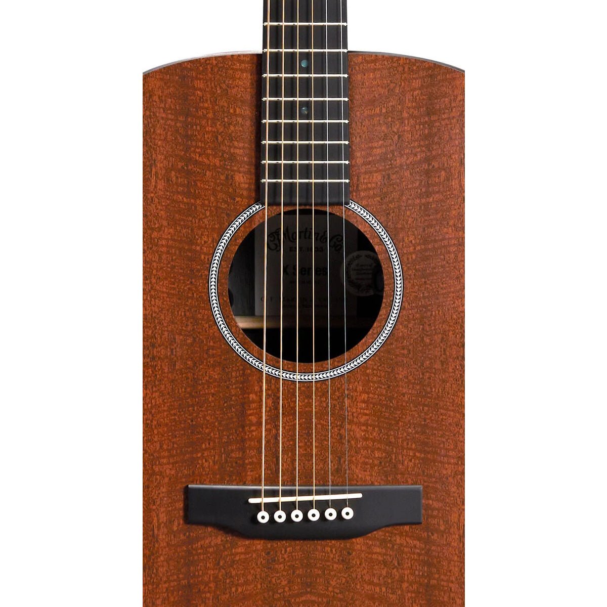 Martin D-X1E Mahogany Acoustic-electric Guitar - Figured Mahogany