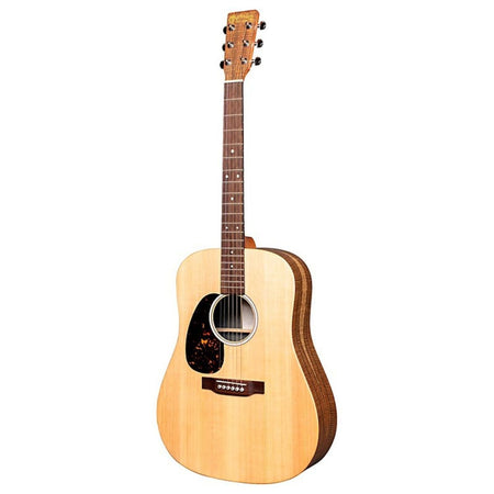 Martin D-X2EL-03 Dreadnought Left-Handed Acoustic Guitar - Natural with Figured Koa