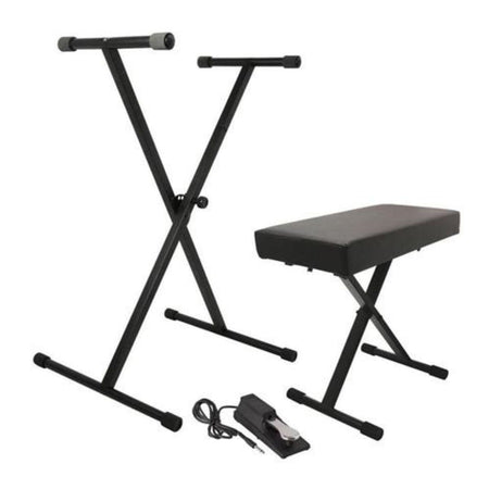 On-Stage KPK6550 Keyboard Stand/Bench Pack with Sustain Pedal