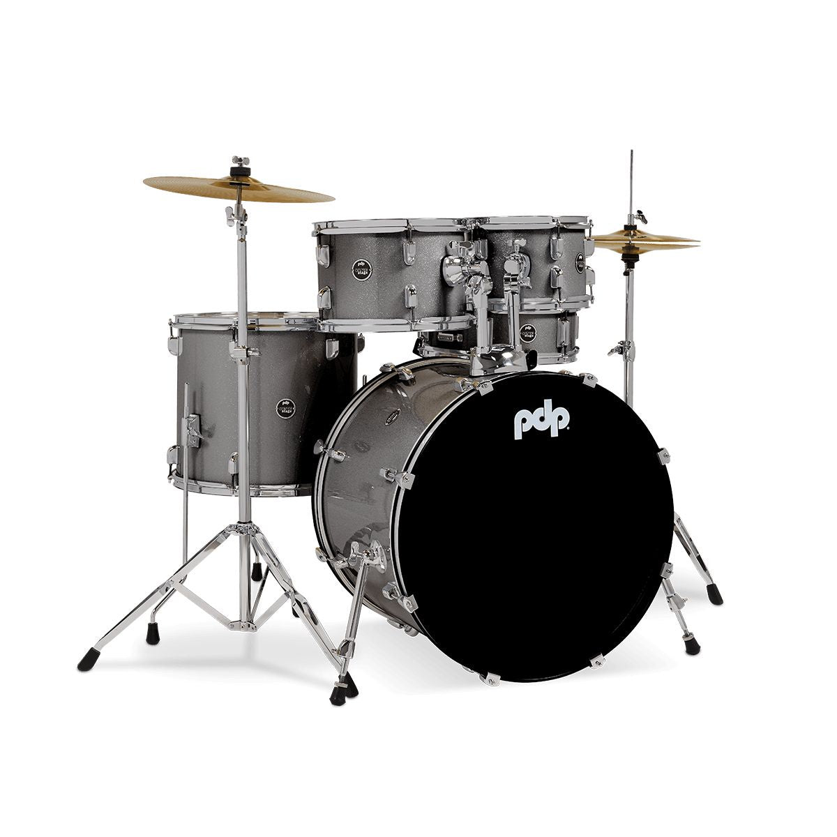 PDP Drums Center Stage 5-piece Complete Drum Set - Silver Sparkle