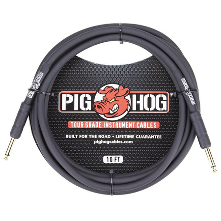 Pig Hog 10ft 1/4" - 1/4" Instrument Cable
